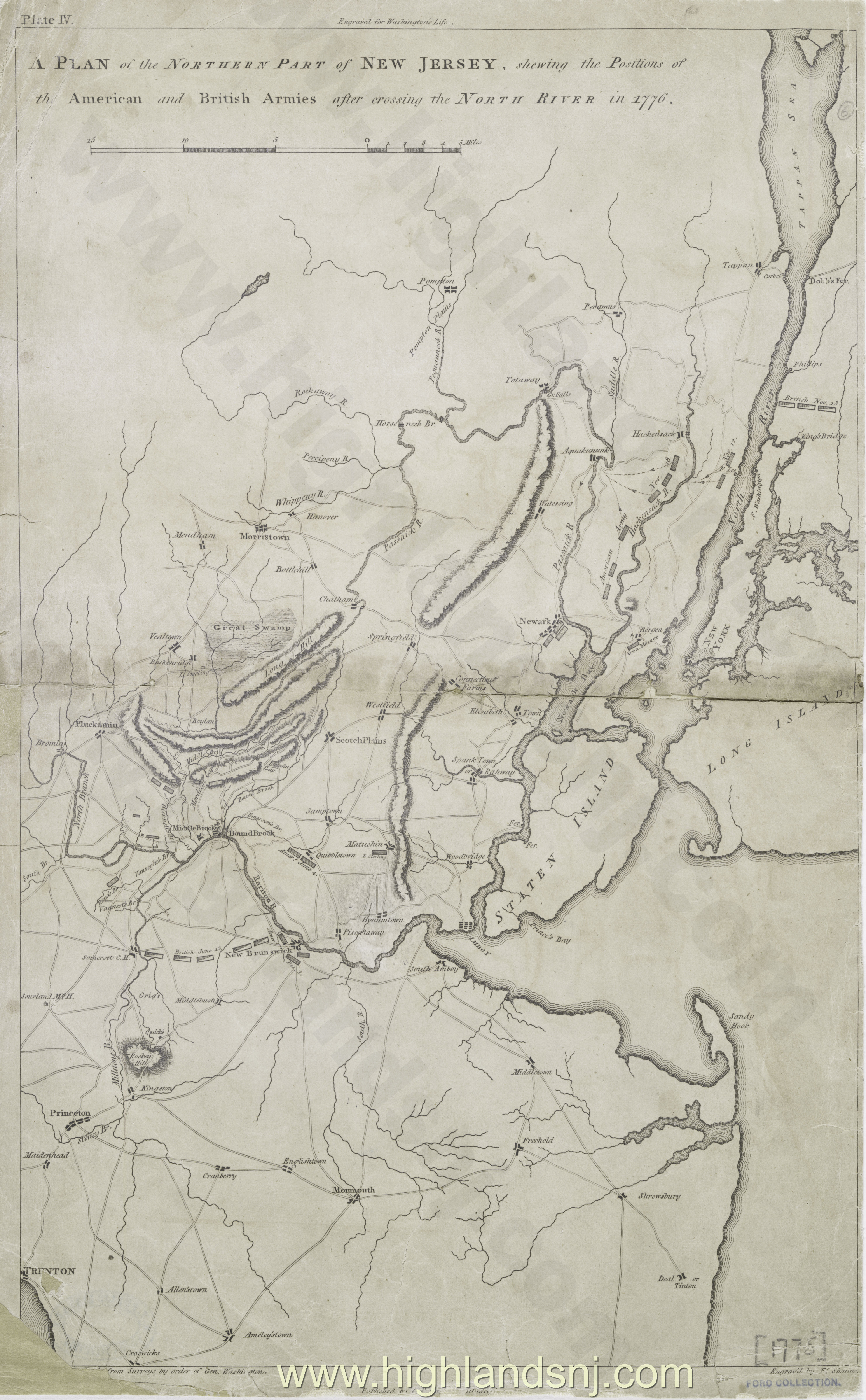 1807 plan of the northern part of New Jersey nypldigitalcollections